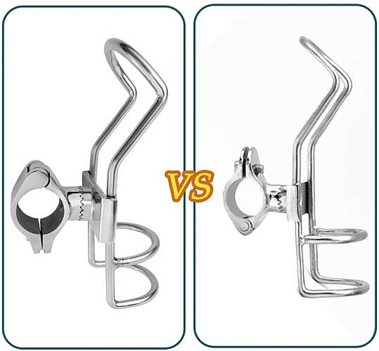 HOKKAIDIO STRIKE 32.5 Mm Çap,Tekne Olta Tutucu,304 Paslanmaz Çelik,Krom - 4