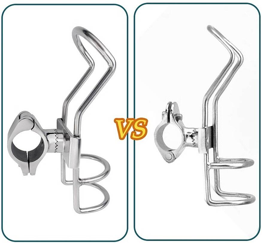 HOKKAIDIO STRIKE 32.5 Mm Çap,Tekne Olta Tutucu,304 Paslanmaz Çelik,Krom - 4