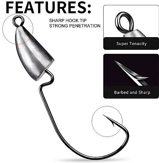 HOKKAIDO STRIKE 4 Adet,Model:Jig008,Jig Head - 2