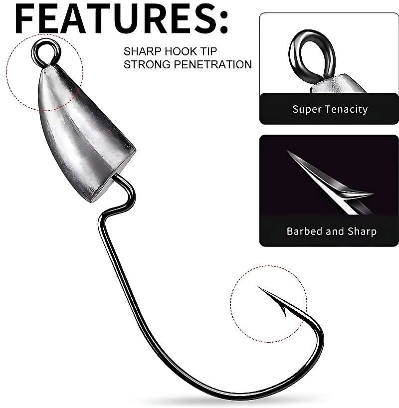 HOKKAIDO STRIKE 4 Adet,Model:Jig008,Jig Head - 2