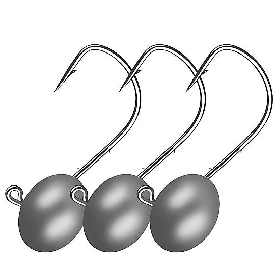 HOKKAIDO STRIKE 5 Adet,Çift Tırnaklı,Mustad İğneli,Jig Head