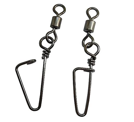 HOKKAIDO STRIKE Nikel Kaplamalı,Klipsli Fırdöndüler,(Rolling Swivel Coastlock Snap) - 3