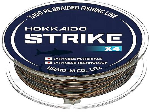 HOKKAIDO STRIKE X4-4 Katlı,150 Metre,Moss Camo,İp Misina,Örgü Misina,İpek Misina - 2