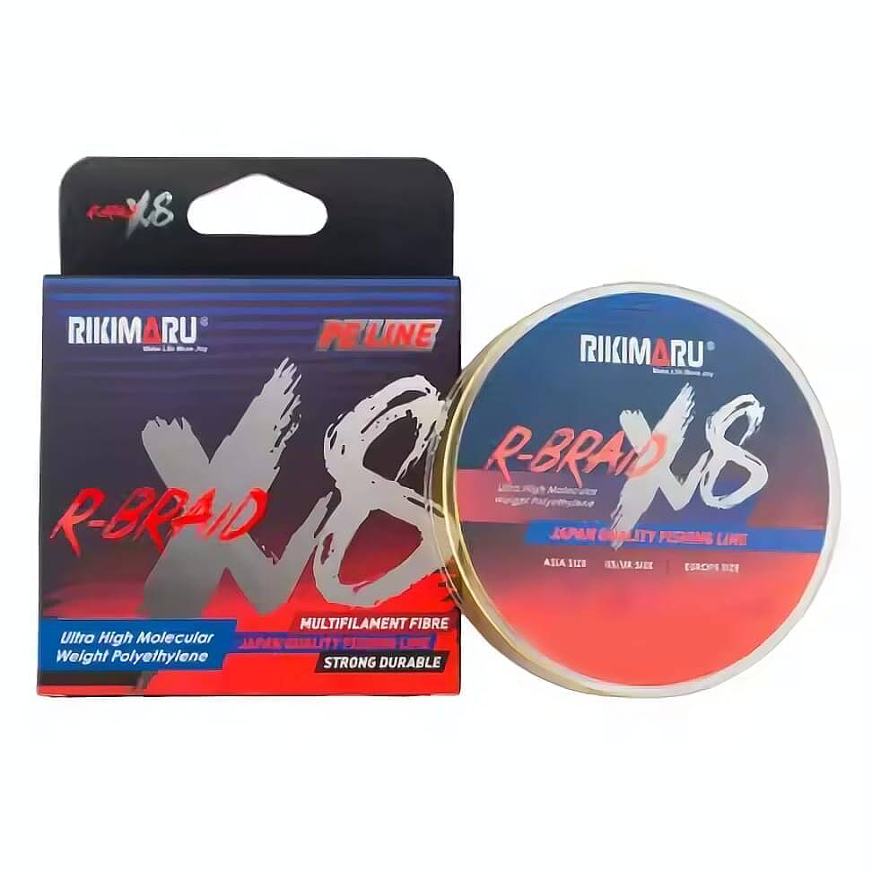 RIKIMARU R-BRAID Sarı,X8-8 Katlı,100 Metre,İp,Örgü,İpek Misinalar - 2