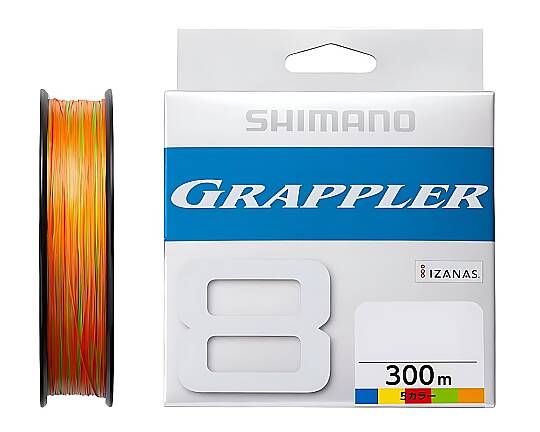 SHIMANO Grappler Multicolor,X8-8 Katlı,300 Metre,İp,Örgü,İpek Misinalar,Made in Japan